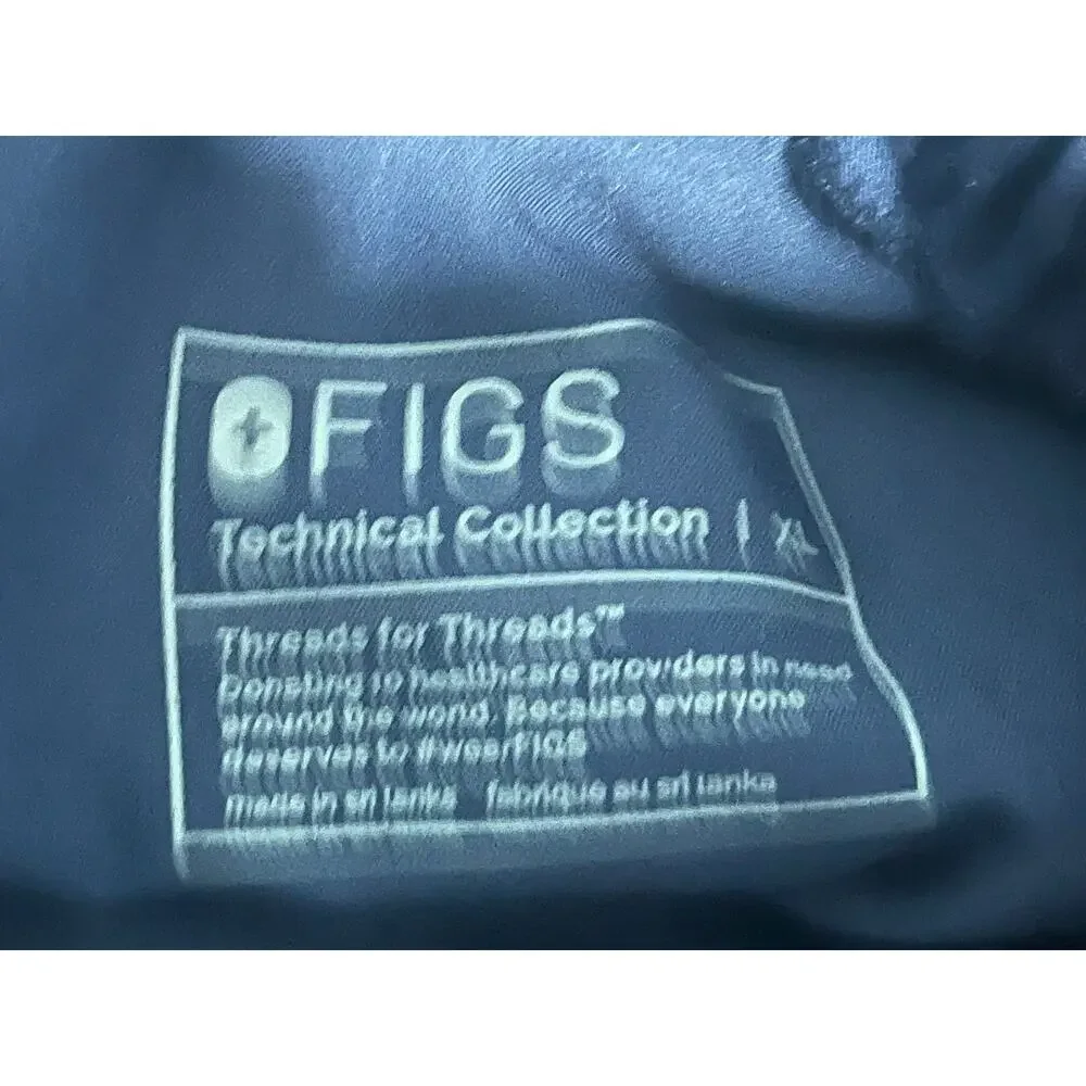 Figs Tech Collection Jogger Scrubs XL Navy Nurse Uniform